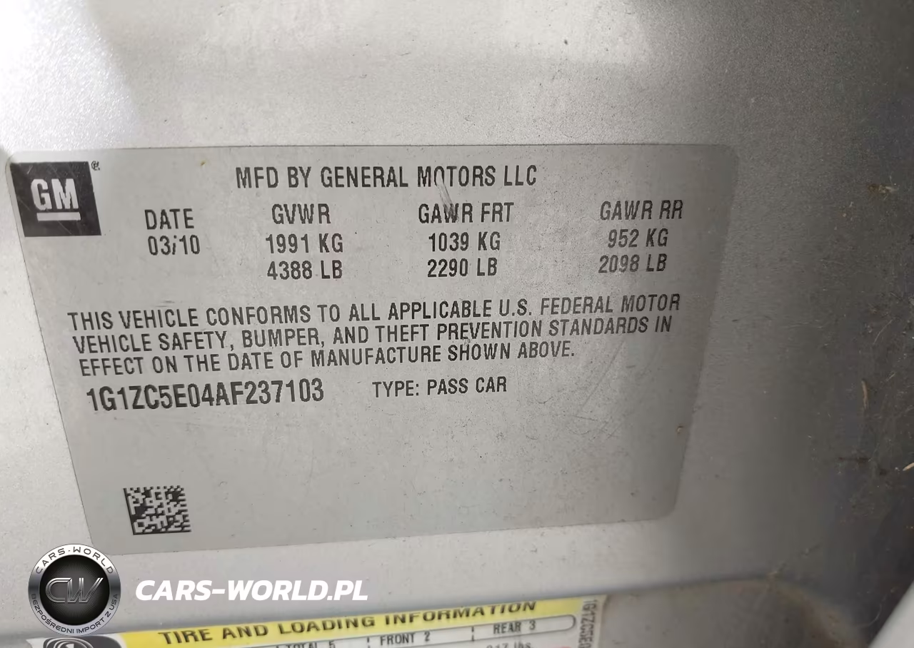 2010 Chevrolet Malibu Lt VIN:1G1ZC5E04AF237103 - 9