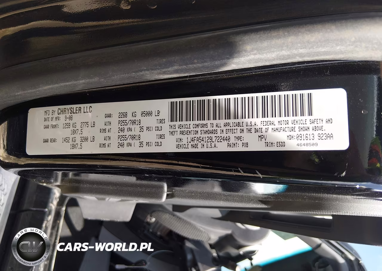 2009 Jeep Wrangler Sahara VIN:1J4FA54129L722440 - 9