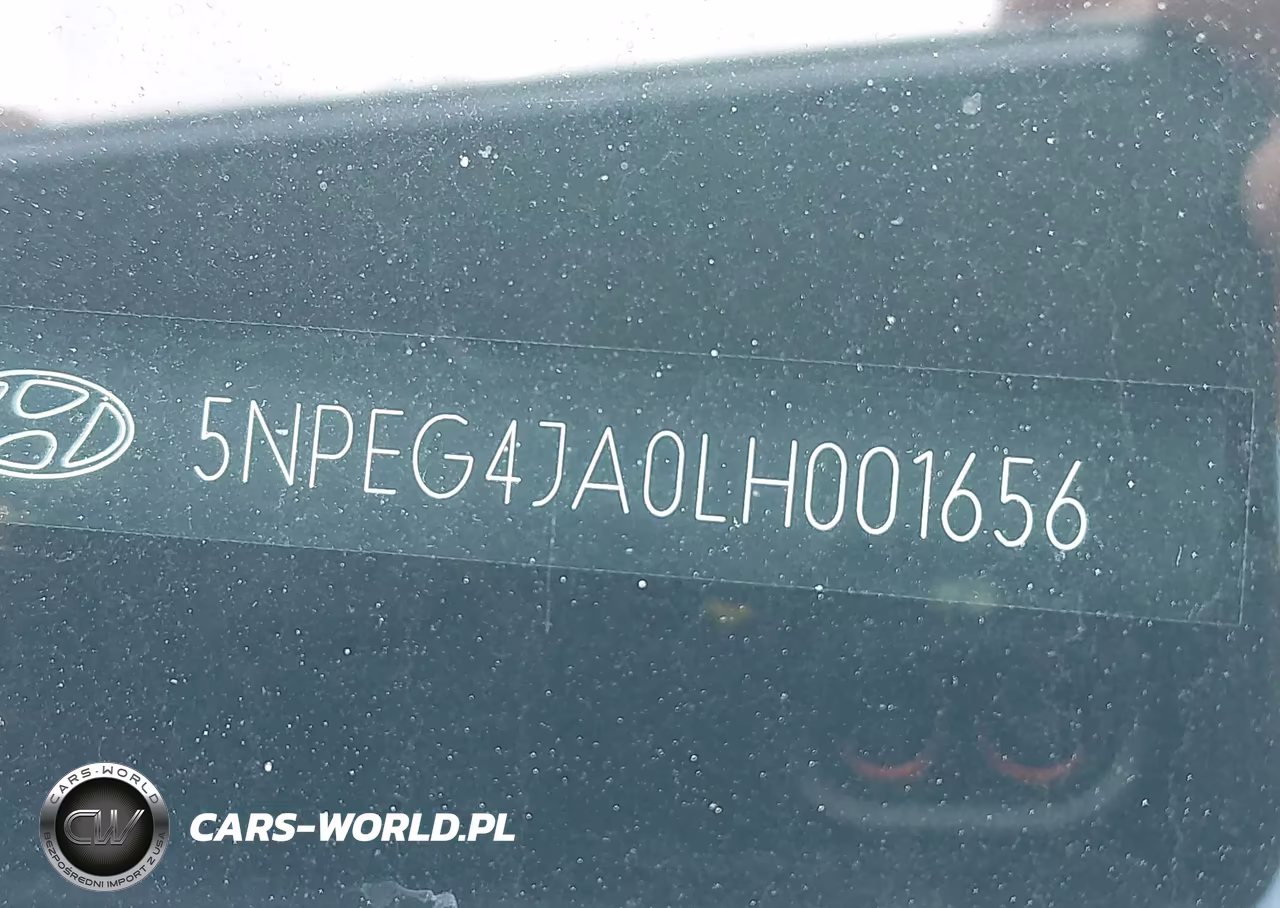 2020 Hyundai Sonata Se VIN:5NPEG4JA0LH001656 - 9