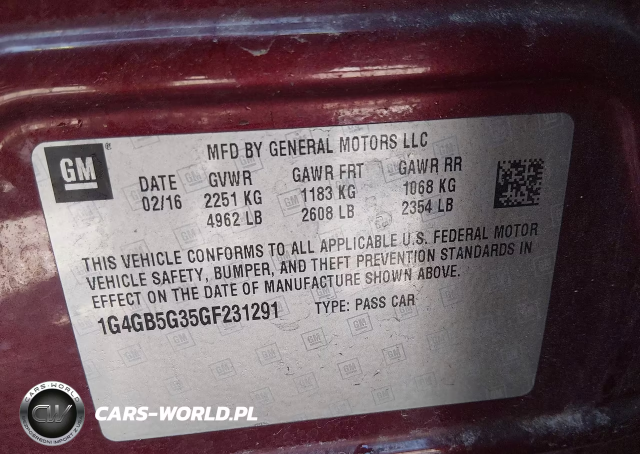 2016 Buick Lacrosse Leather VIN:1G4GB5G35GF231291 - 9