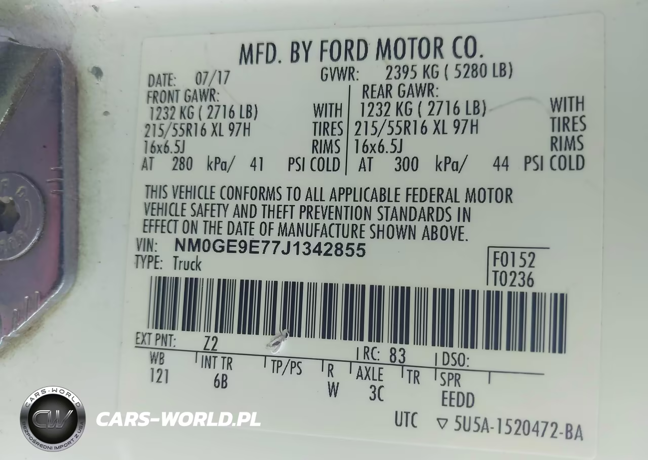 2018 Ford Transit Connect Xl VIN:NM0GE9E77J1342855 - 9