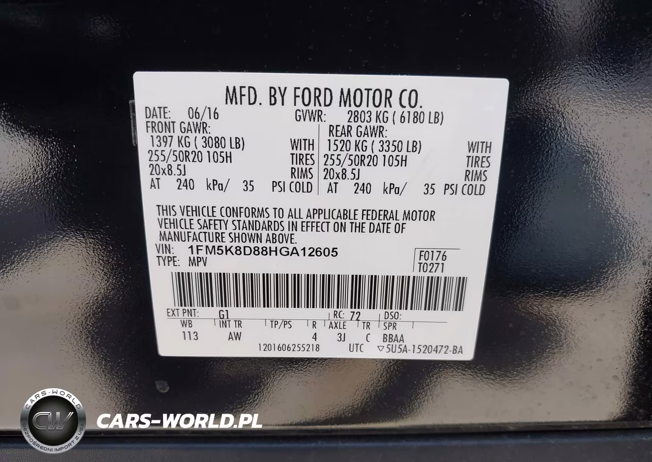 2017 Ford Explorer Xlt VIN:1FM5K8D88HGA12605 - 9