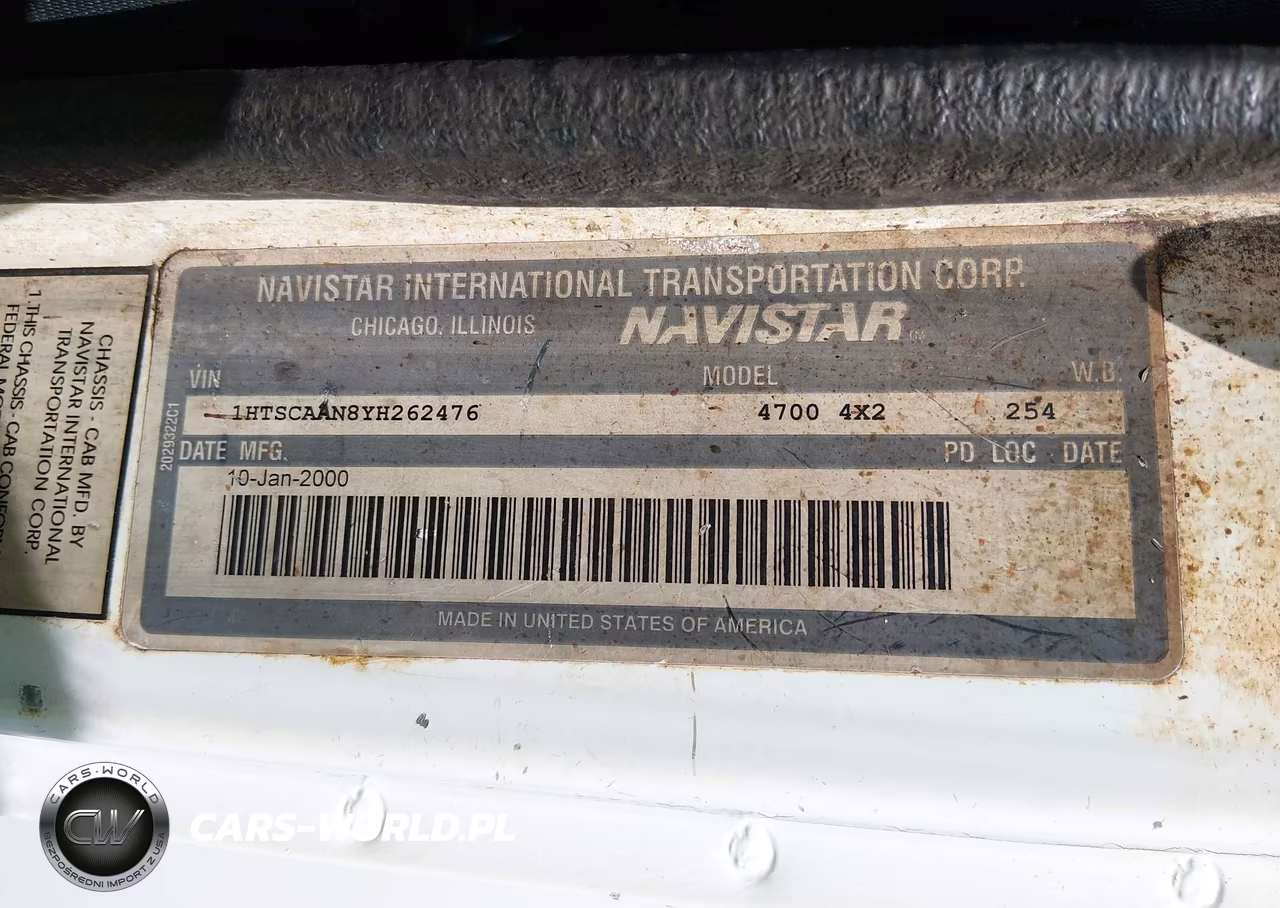2000 International 4000 4700 VIN:1HTSCAAN8YH262476 - 8