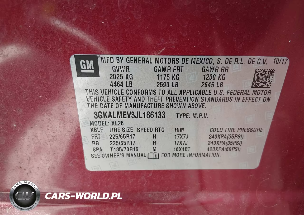 2018 GMC Terrain Sle VIN:3GKALMEV3JL186133 - 9