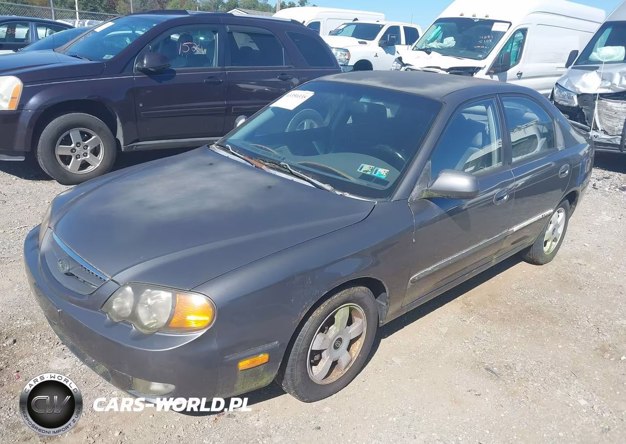 2004 Kia Spectra Gs-Gsx VIN:KNAFB161645137508 - 2