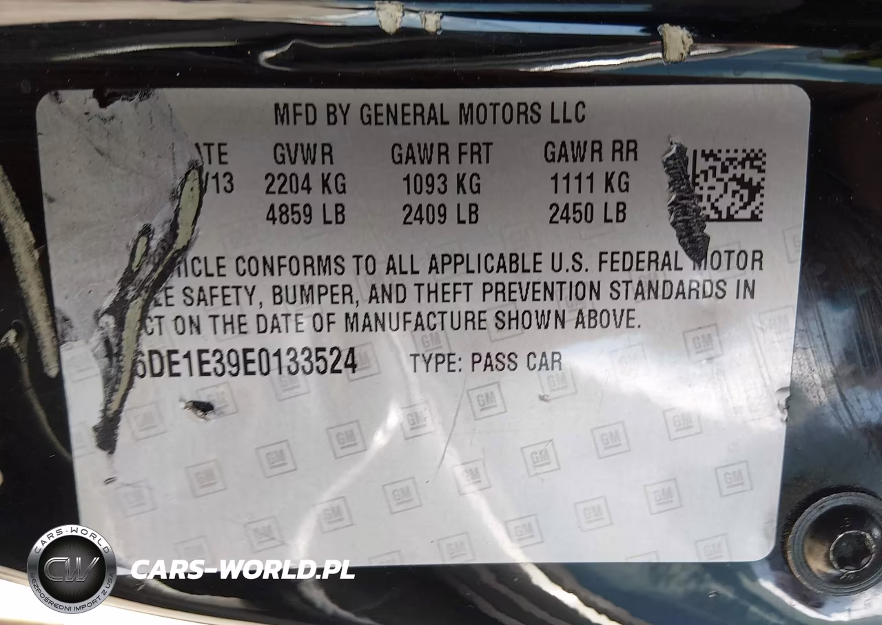 2014 Cadillac Cts Standard VIN:1G6DE1E39E0133524 - 9