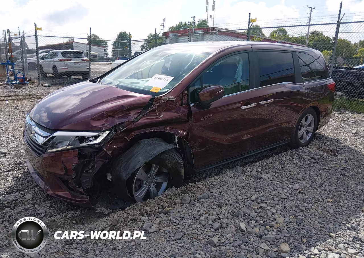 2020 Honda Odyssey Ex-L-Ex-L W-Navi Res VIN:5FNRL6H77LB074203 - 2