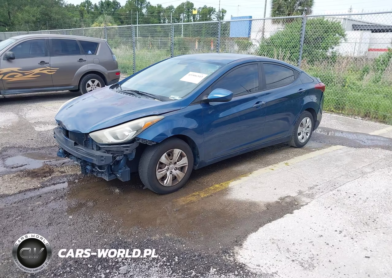 2016 Hyundai Elantra Se VIN:KMHDH4AE2GU642794 - 2