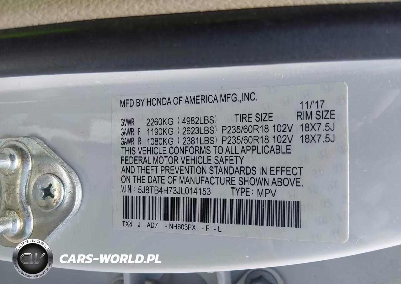 2018 Acura Rdx Advance Package VIN:5J8TB4H73JL014153 - 9