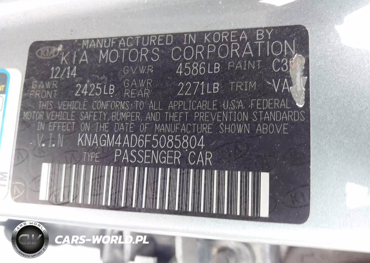 2015 Kia Optima Hybrid VIN:KNAGM4AD6F5085804 - 9