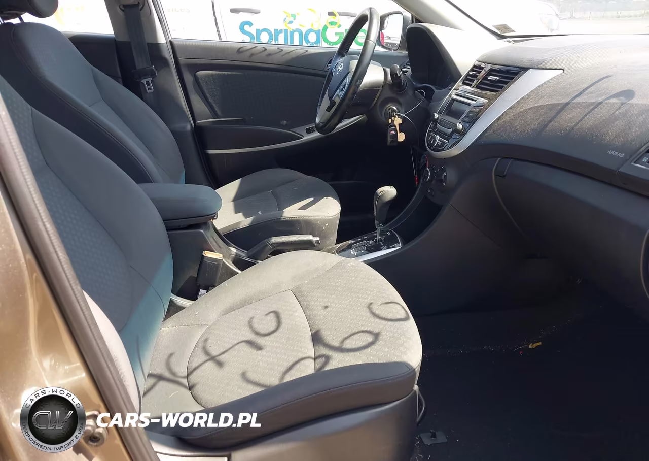 2014 Hyundai Accent Se VIN:KMHCU5AE4EU182838 - 5