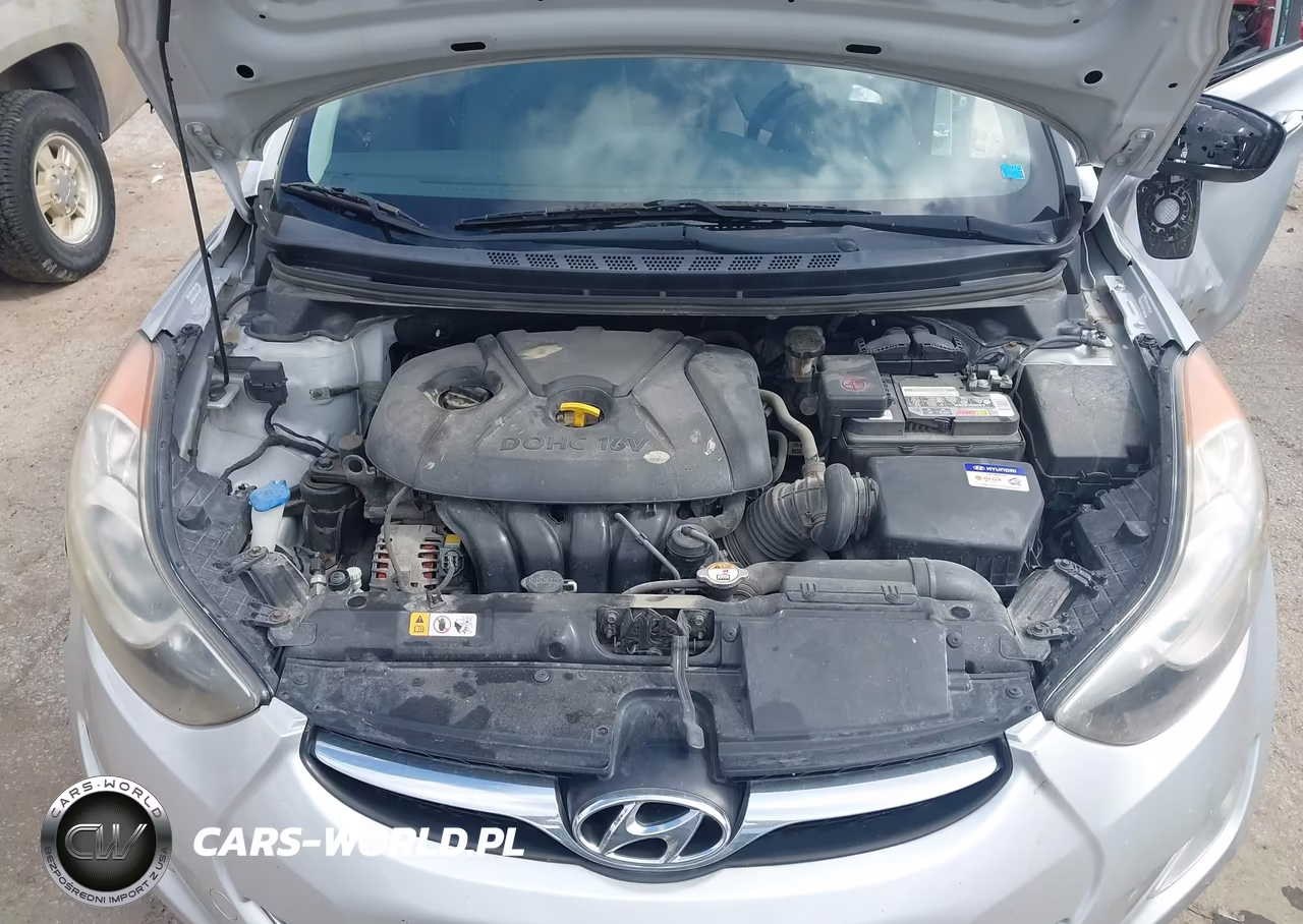 2013 Hyundai Elantra Gls VIN:KMHDH4AEXDU837151 - 10
