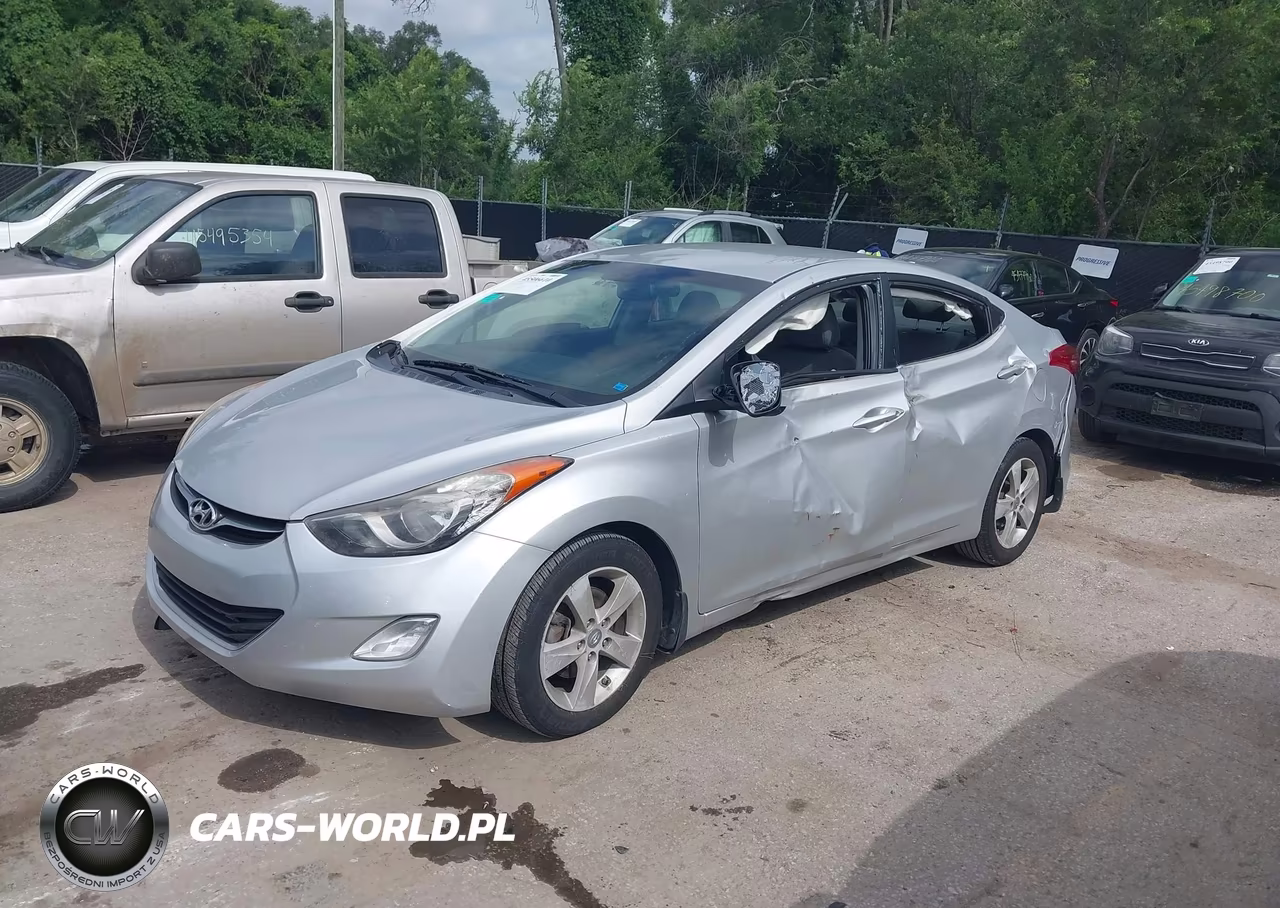 2013 Hyundai Elantra Gls VIN:KMHDH4AEXDU837151 - 2
