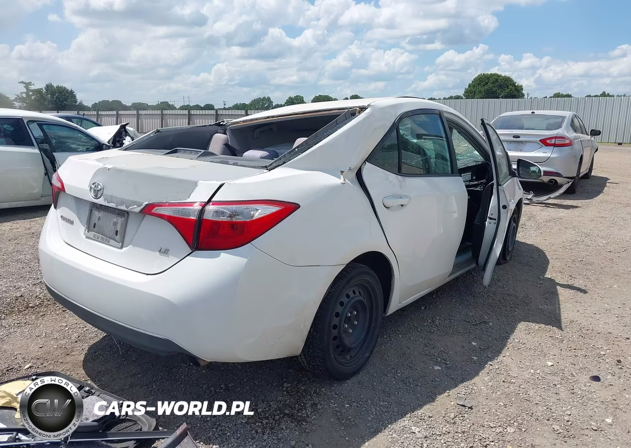 2016 Toyota Corolla Le VIN:5YFBURHE1GP505434 - 4