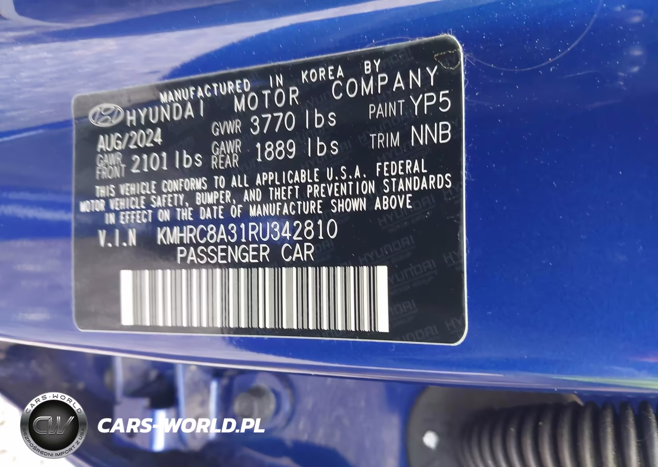 2024 Hyundai Venue Sel VIN:KMHRC8A31RU342810 - 9