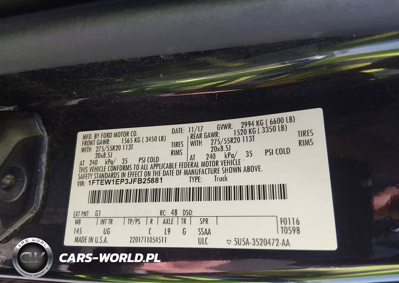 2018 Ford F-150 Xlt VIN:1FTEW1EP3JFB25881 - 9