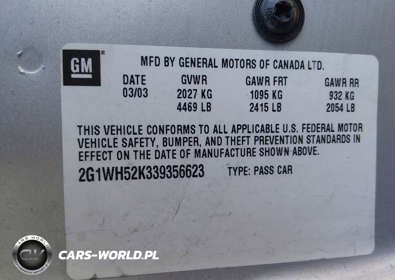 2003 Chevrolet Impala Ls VIN:2G1WH52K339356623 - 9