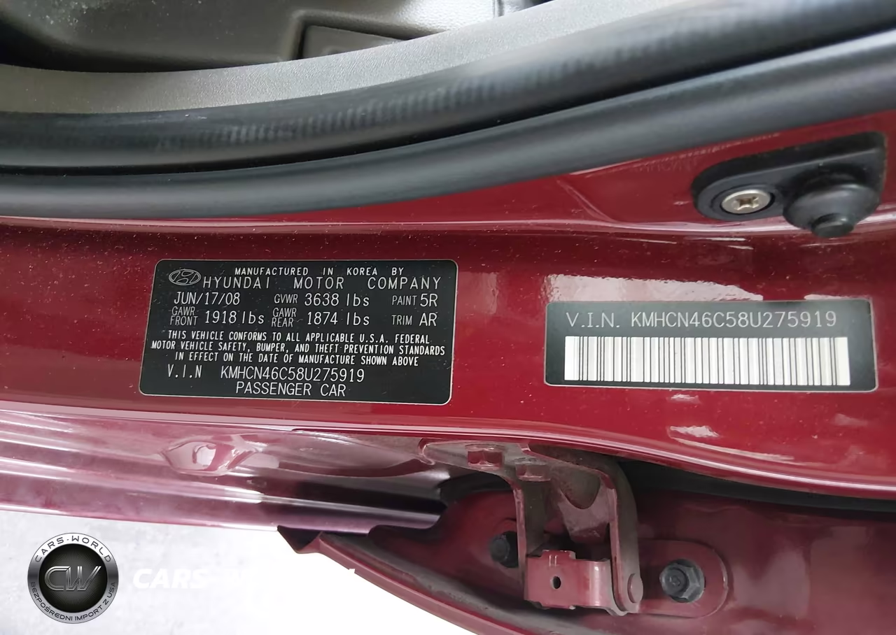 2008 Hyundai Accent Gls VIN:KMHCN46C58U275919 - 9