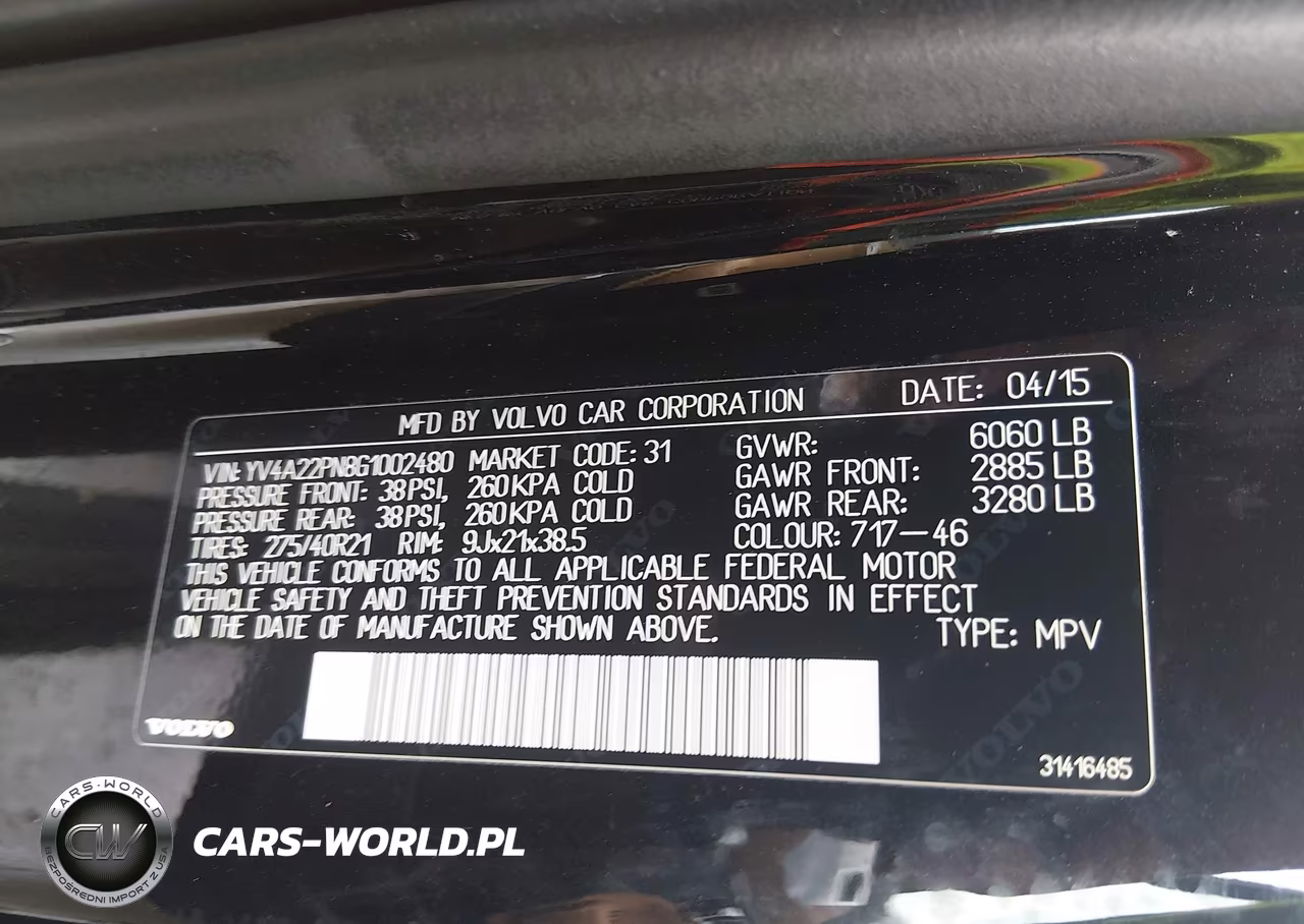 2016 Volvo Xc90 T6 First Edition VIN:YV4A22PN8G1002480 - 9