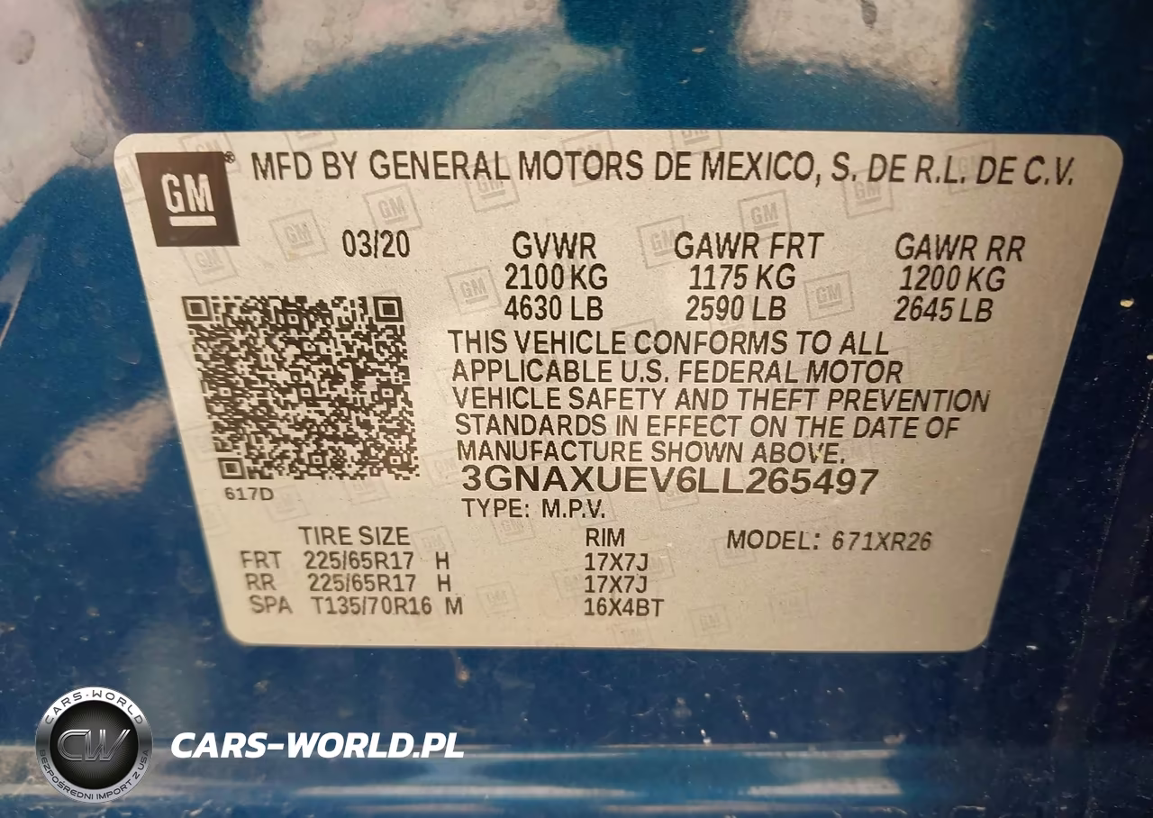 2020 Chevrolet Equinox Awd Lt 1.5L Turbo VIN:3GNAXUEV6LL265497 - 9