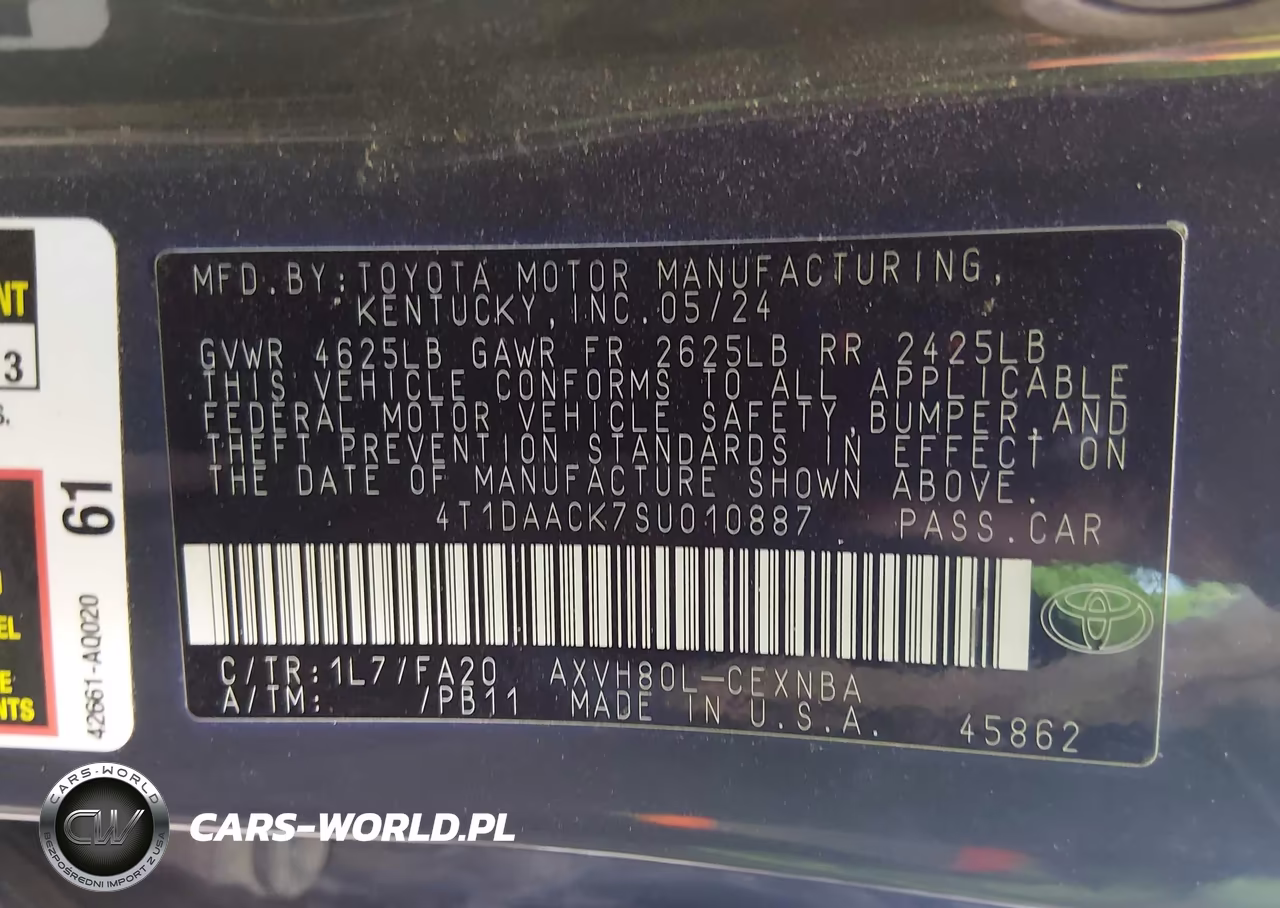 2025 Toyota Camry Le VIN:4T1DAACK7SU010887 - 9