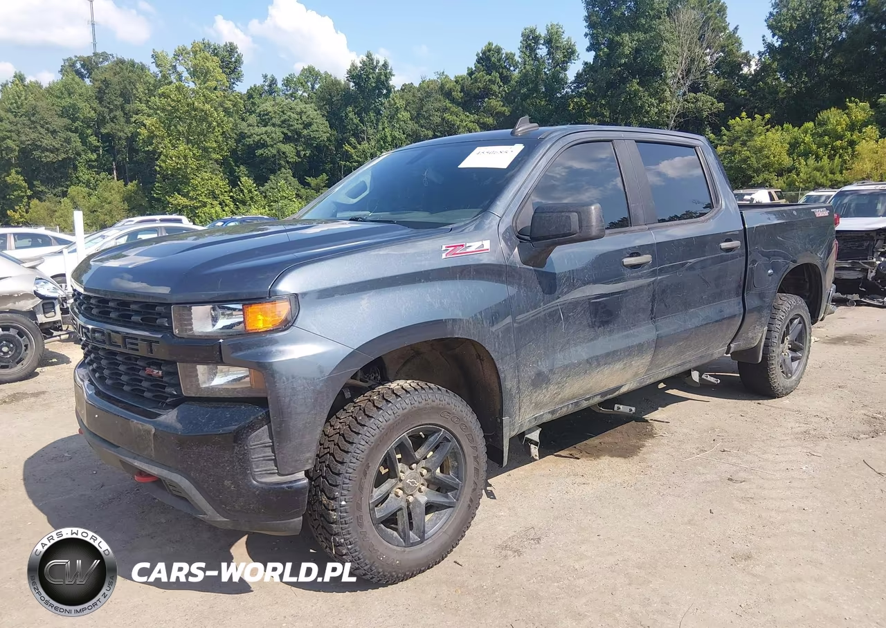 2021 Chevrolet Silverado 1500 4Wd Short Bed Custom Trail Boss VIN:1GCPYCEF9MZ219613 - 2