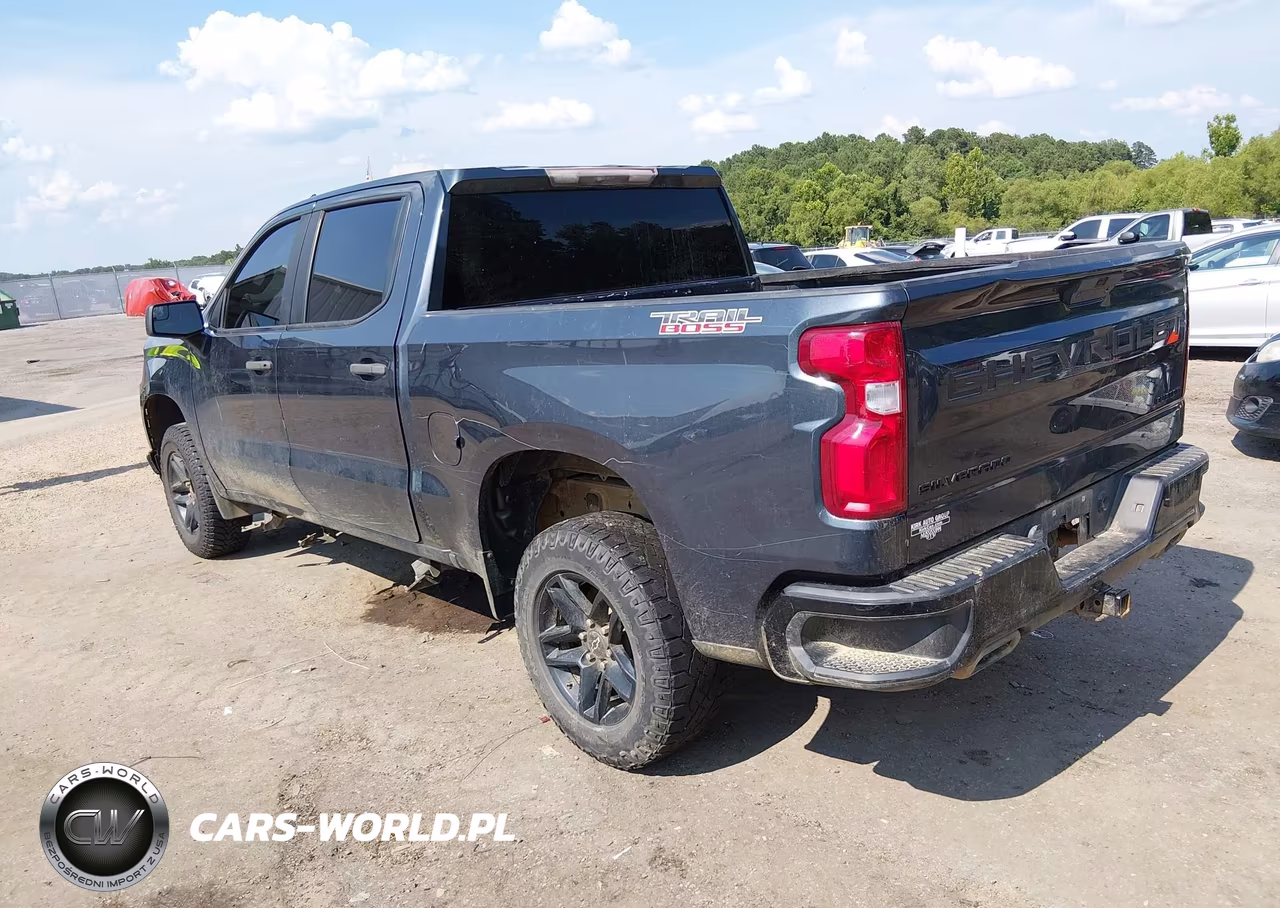 2021 Chevrolet Silverado 1500 4Wd Short Bed Custom Trail Boss VIN:1GCPYCEF9MZ219613 - 3