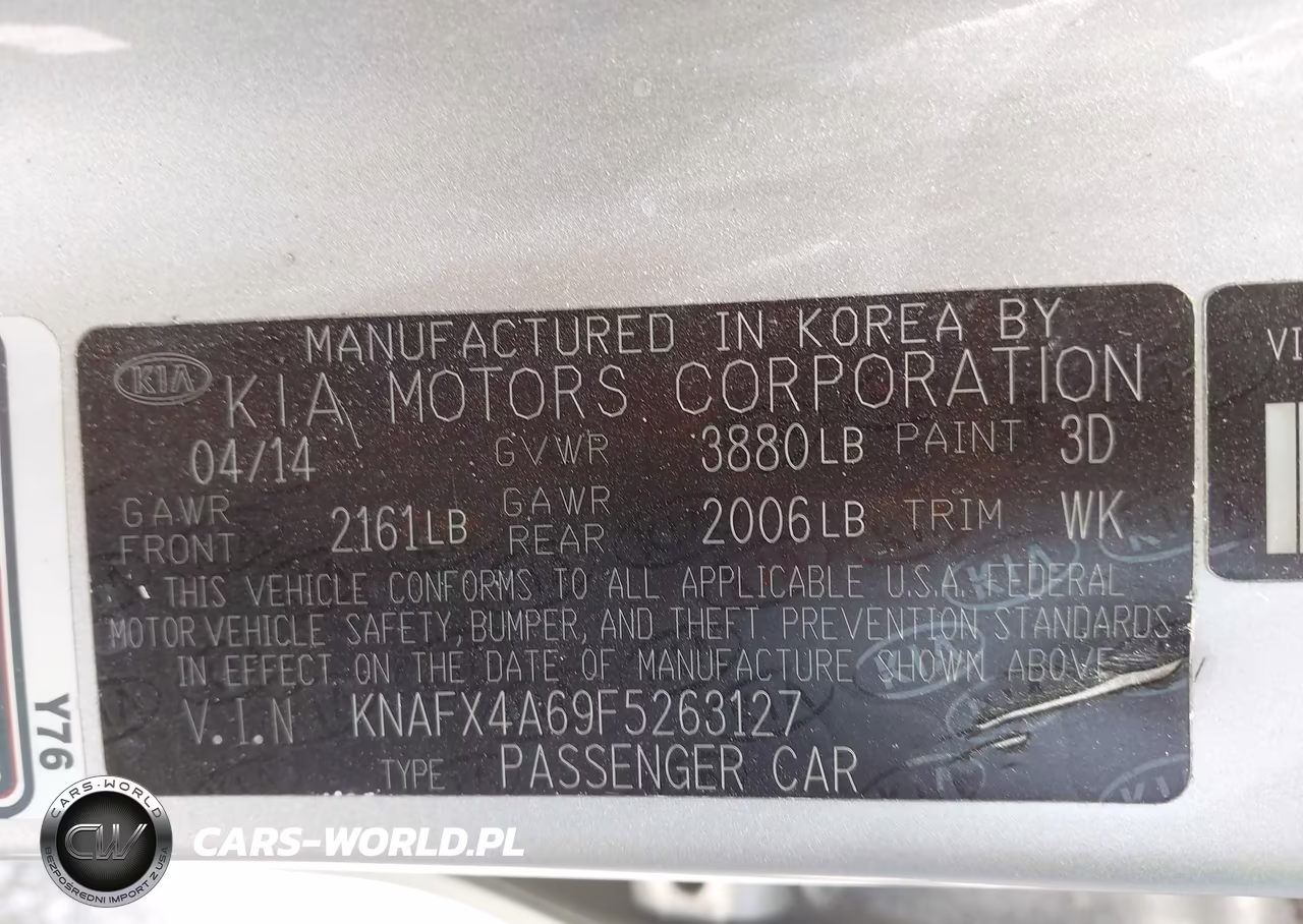 2015 Kia Forte Lx VIN:KNAFX4A69F5263127 - 9