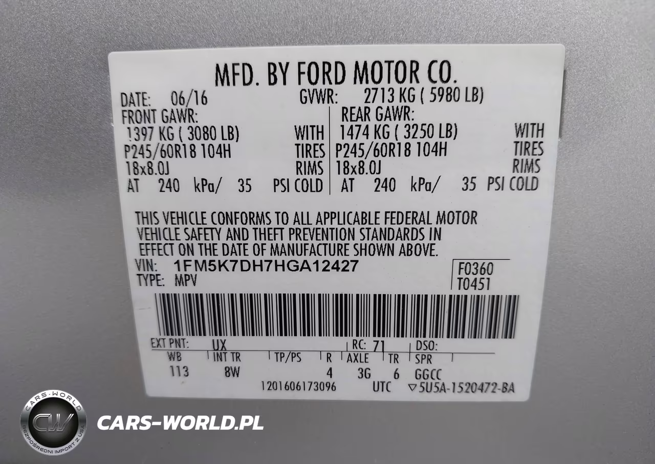 2017 Ford Explorer Xlt VIN:1FM5K7DH7HGA12427 - 9