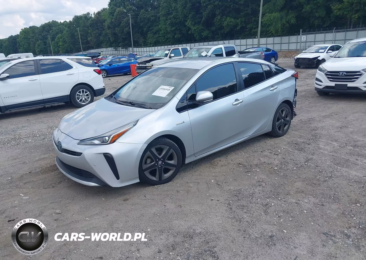 2019 Toyota Prius Xle VIN:JTDKARFU7K3102496 - 2