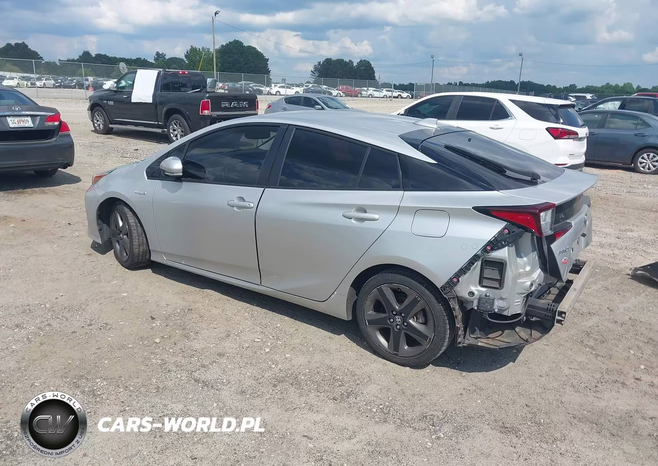 2019 Toyota Prius Xle VIN:JTDKARFU7K3102496 - 3