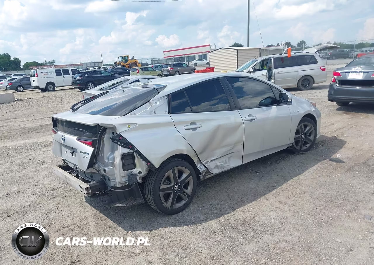 2019 Toyota Prius Xle VIN:JTDKARFU7K3102496 - 4