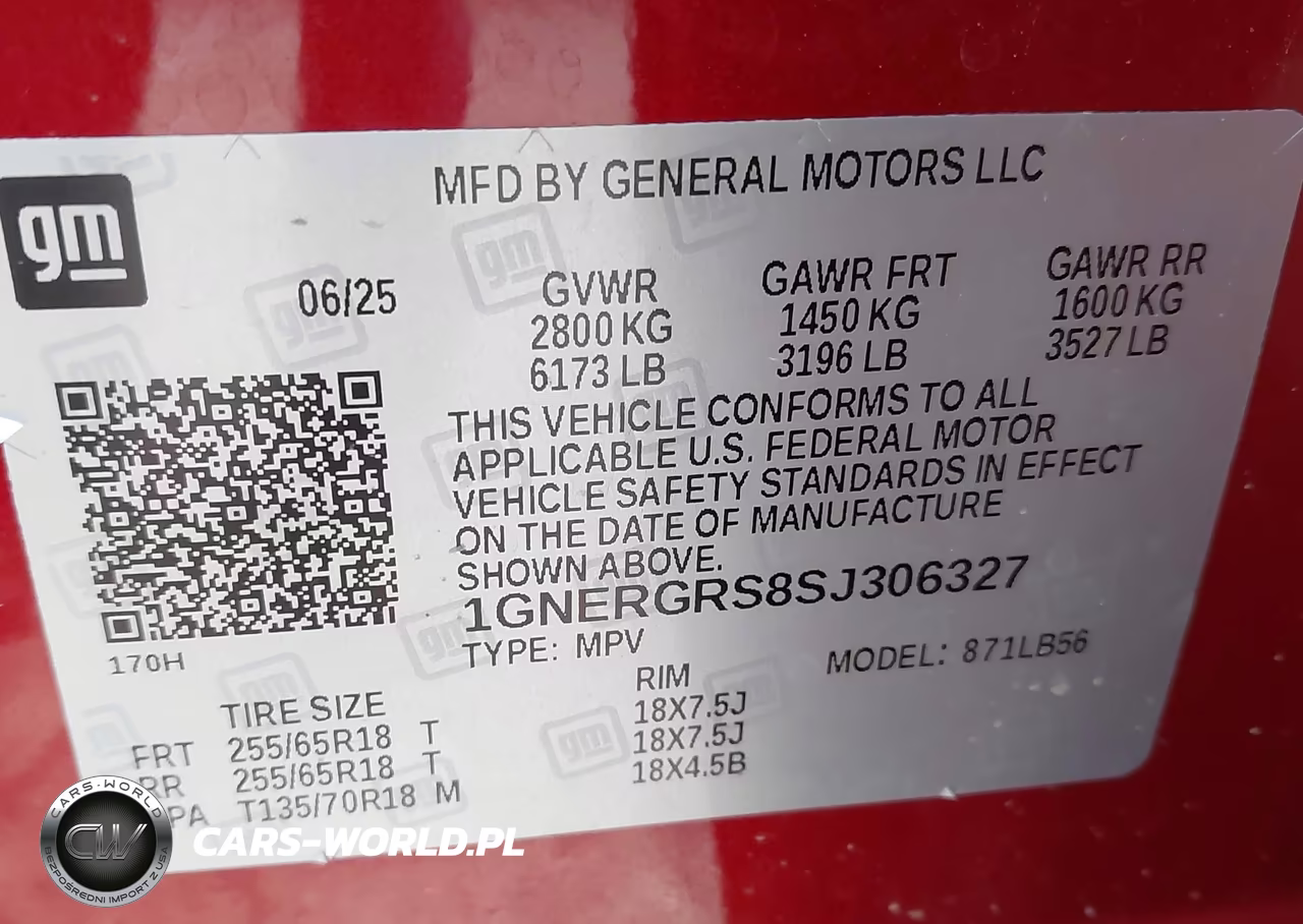 2025 Chevrolet Traverse Fwd Lt VIN:1GNERGRS8SJ306327 - 9