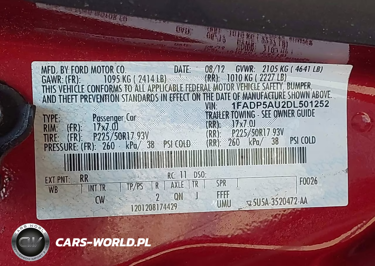2013 Ford C-Max Hybrid Se VIN:1FADP5AU2DL501252 - 9