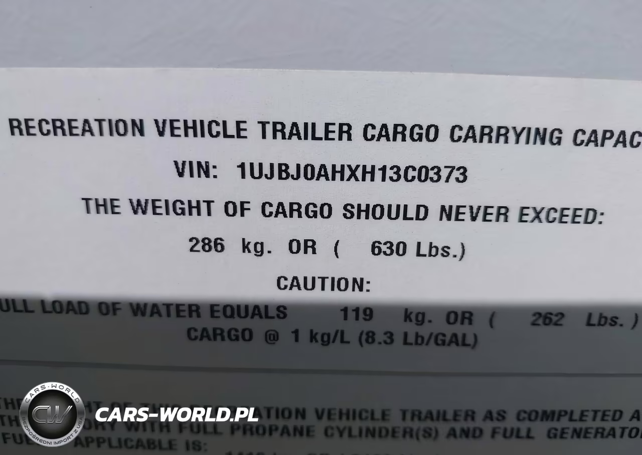 2017 Jayco Hummingbird VIN:1UJBJ0AHXH13C0373 - 9