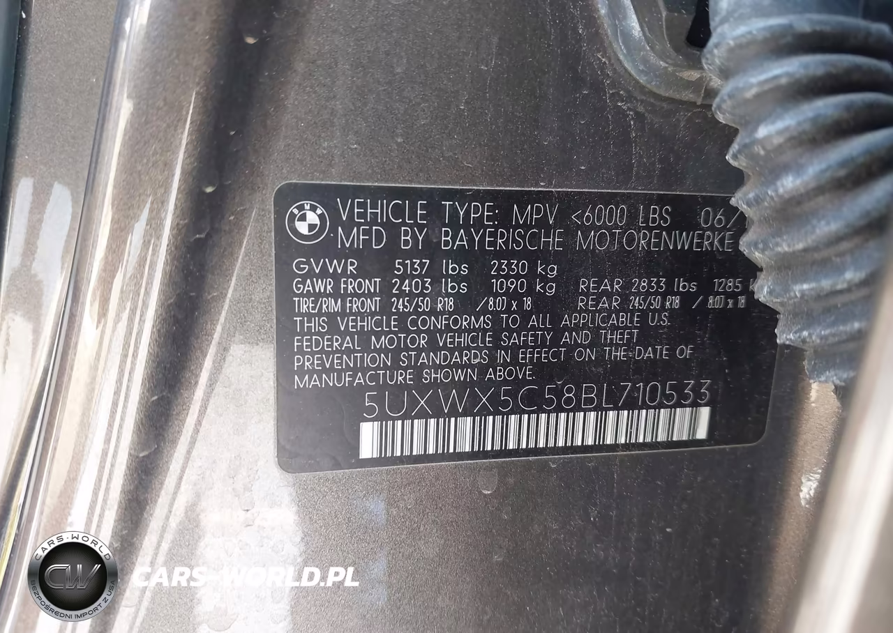 2011 BMW X3 xDrive28I VIN:5UXWX5C58BL710533 - 9
