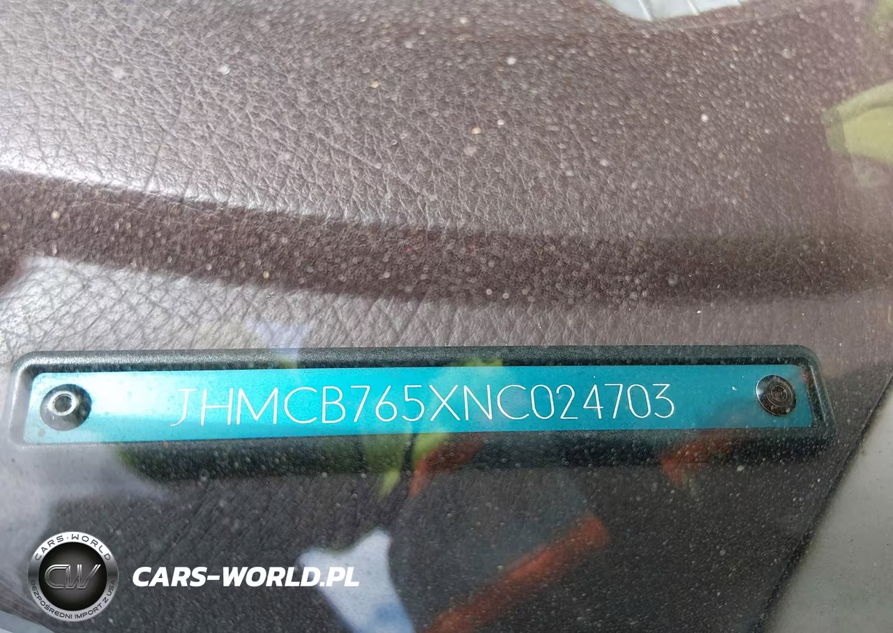1992 Honda Accord Lx-Ex VIN:JHMCB765XNC024703 - 9