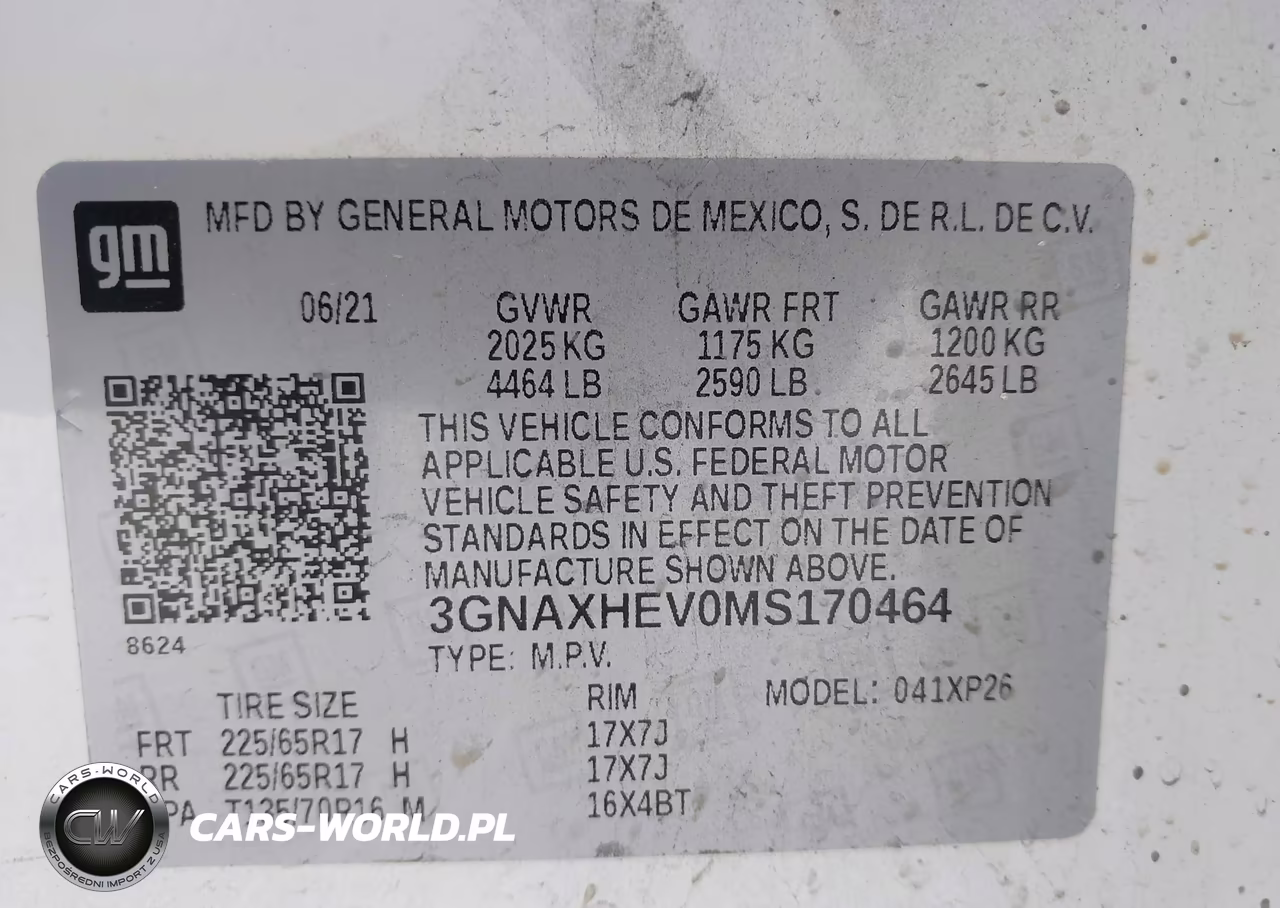 2021 Chevrolet Equinox Fwd Ls VIN:3GNAXHEV0MS170464 - 9