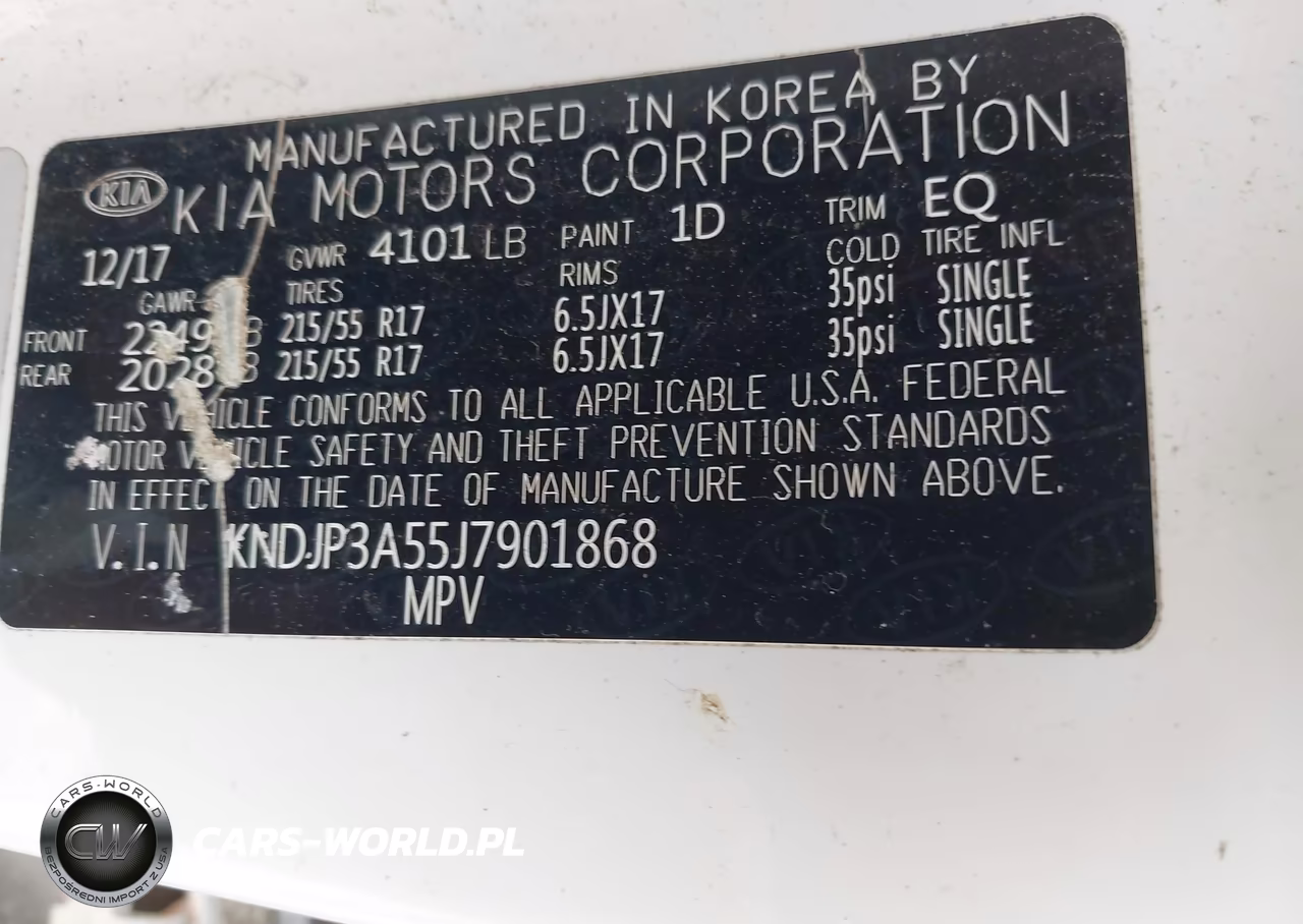 2018 Kia Soul + VIN:KNDJP3A55J7901868 - 9