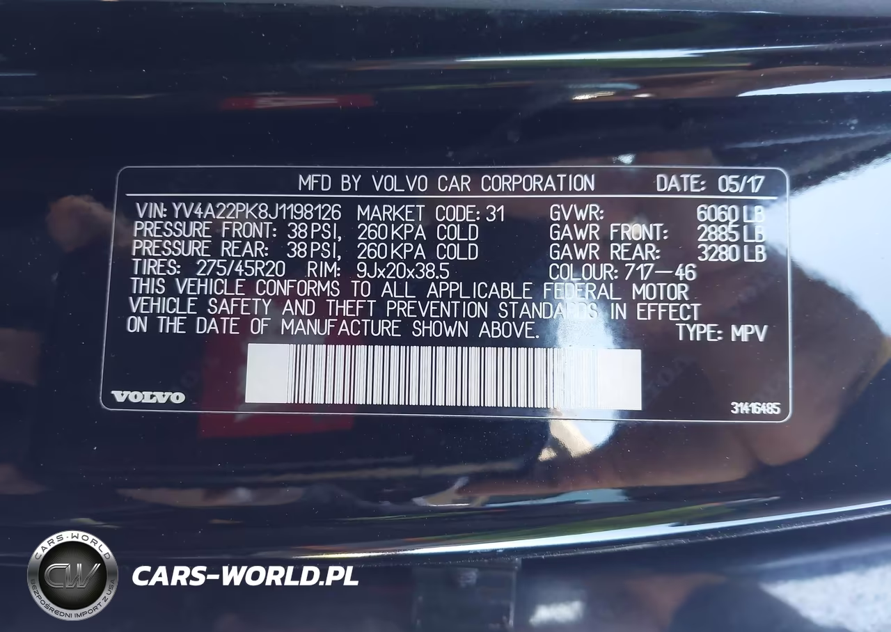 2018 Volvo Xc90 T6 Momentum VIN:YV4A22PK8J1198126 - 9