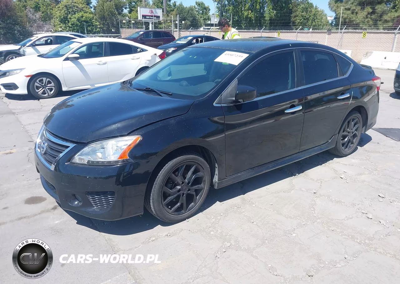 2013 Nissan Sentra Sr VIN:3N1AB7AP9DL707614 - 2