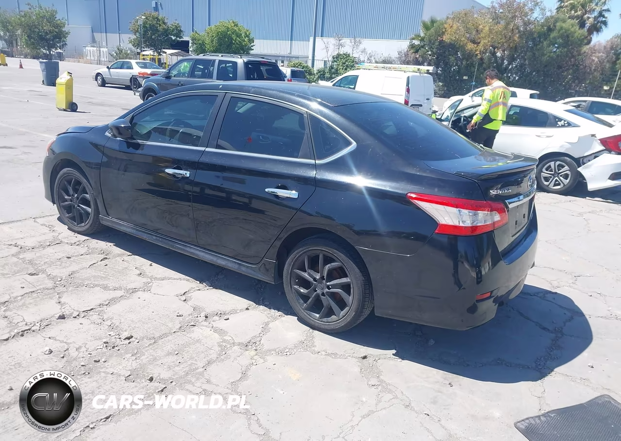 2013 Nissan Sentra Sr VIN:3N1AB7AP9DL707614 - 3