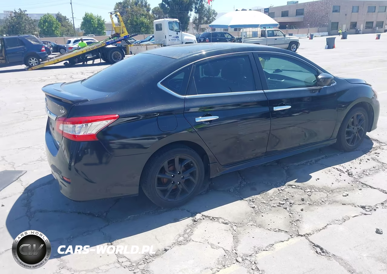 2013 Nissan Sentra Sr VIN:3N1AB7AP9DL707614 - 4
