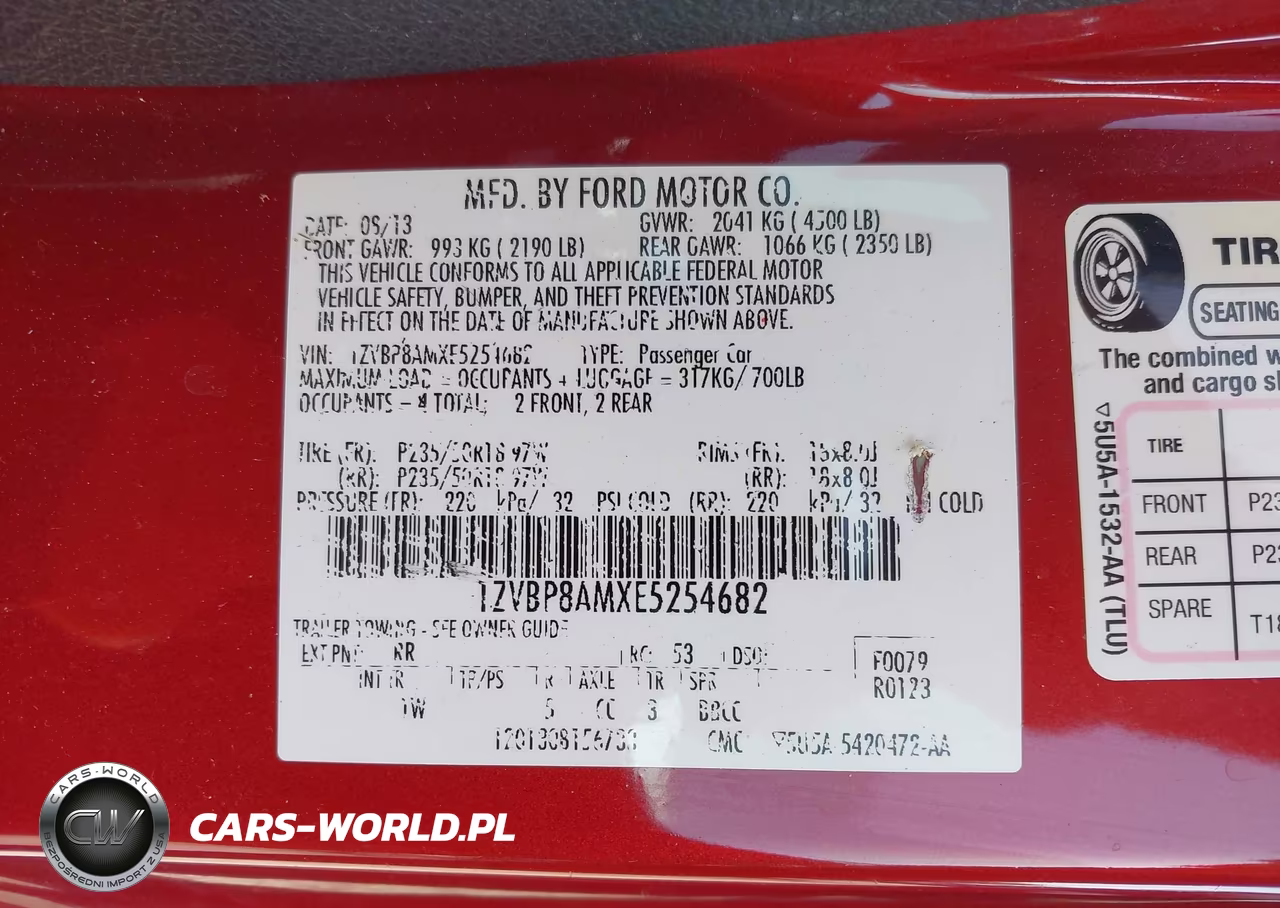 2014 Ford Mustang V6 VIN:1ZVBP8AMXE5254682 - 9