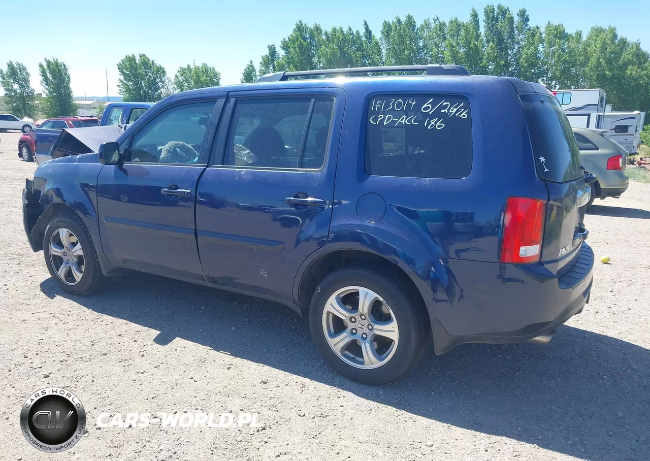 2015 Honda Pilot Ex-L VIN:5FNYF4H52FB046349 - 3