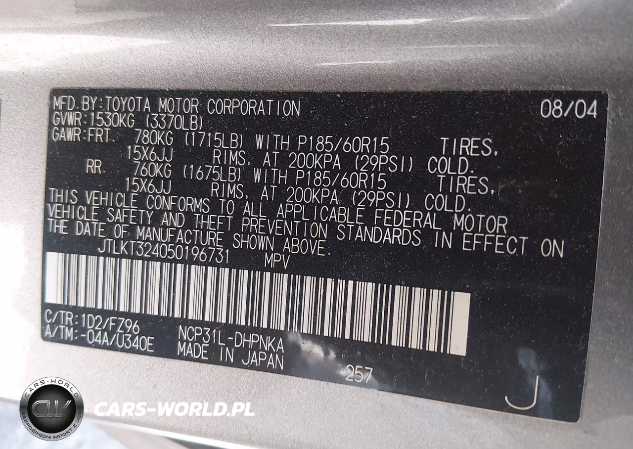 2005 Scion Xb VIN:JTLKT324050196731 - 9