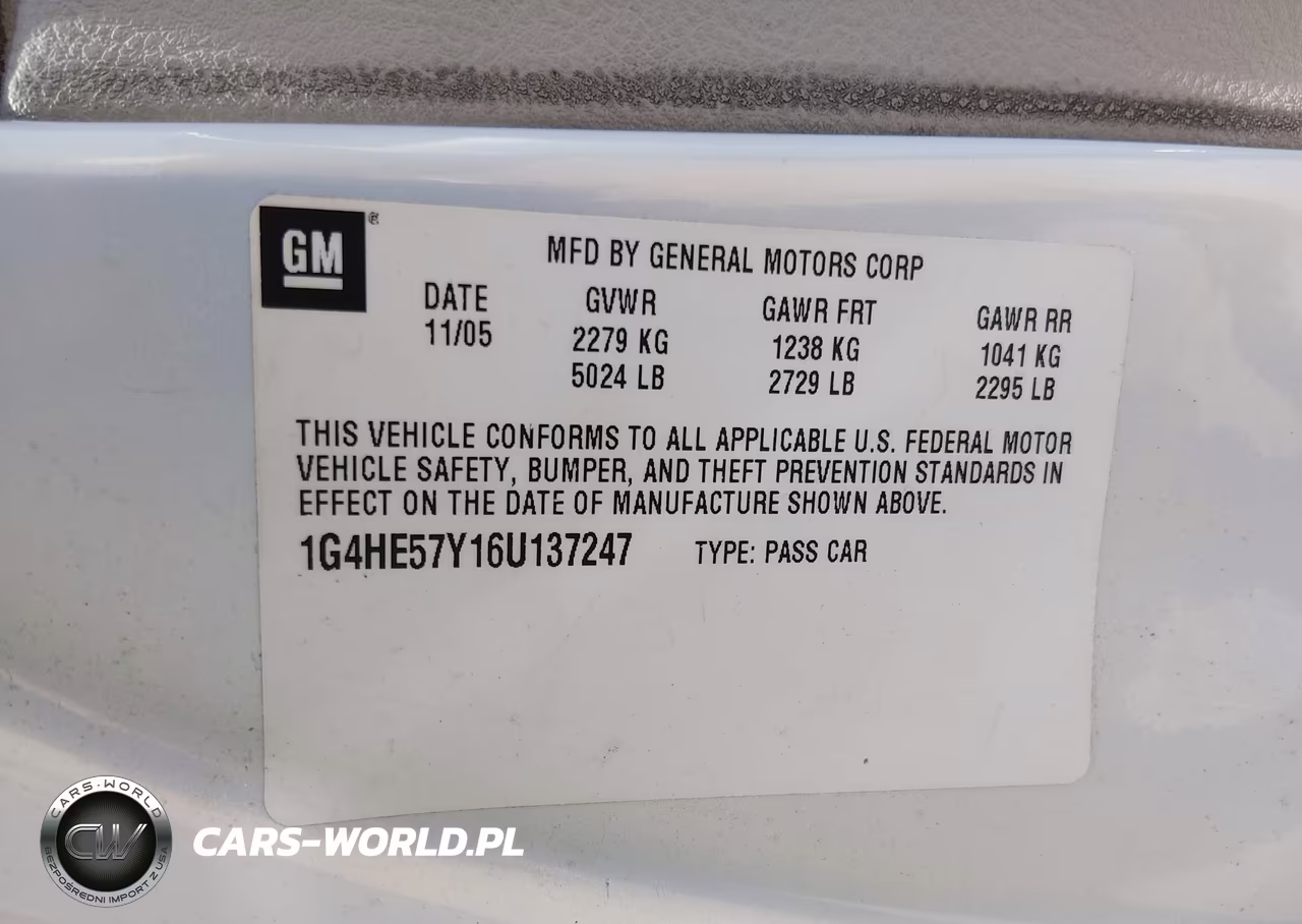 2006 Buick Lucerne Cxs VIN:1G4HE57Y16U137247 - 9
