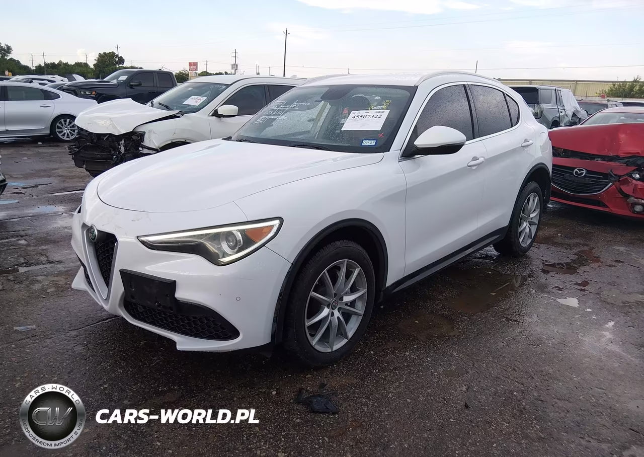 2018 Alfa Romeo Stelvio Ti Awd VIN:ZASFAKBN8J7B80694 - 2
