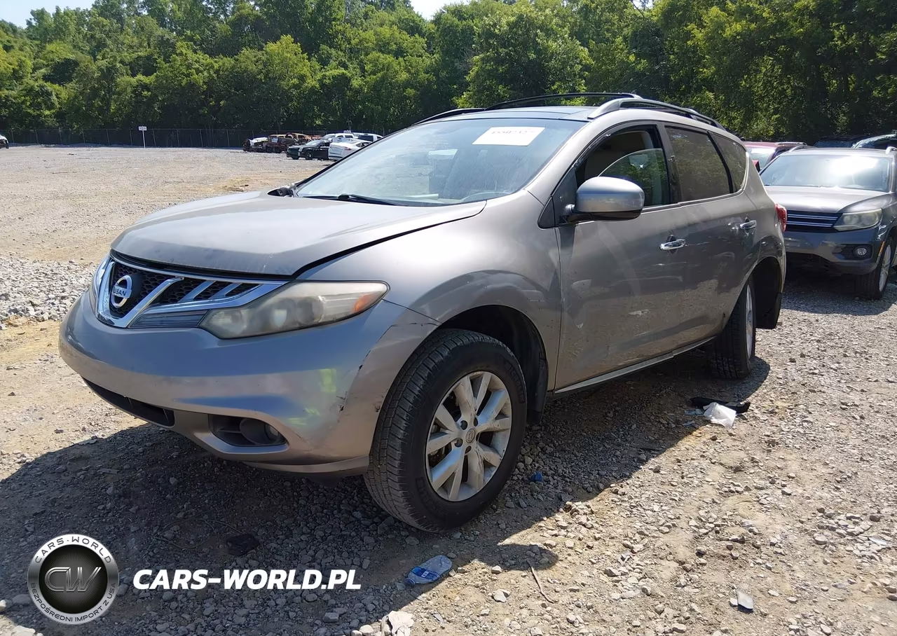 2011 Nissan Murano Sl VIN:JN8AZ1MU9BW051045 - 2