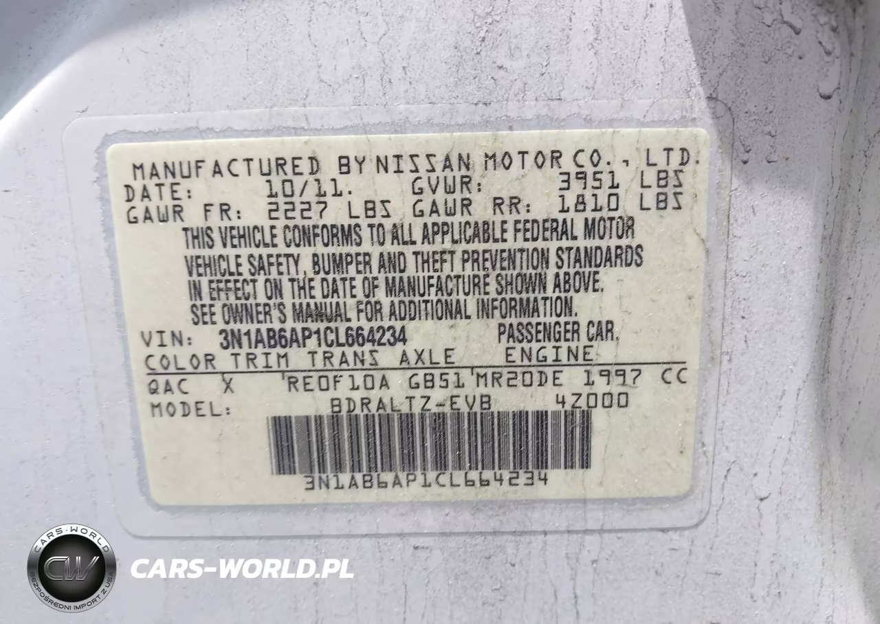 2012 Nissan Sentra 2.0 Sr VIN:3N1AB6AP1CL664234 - 9